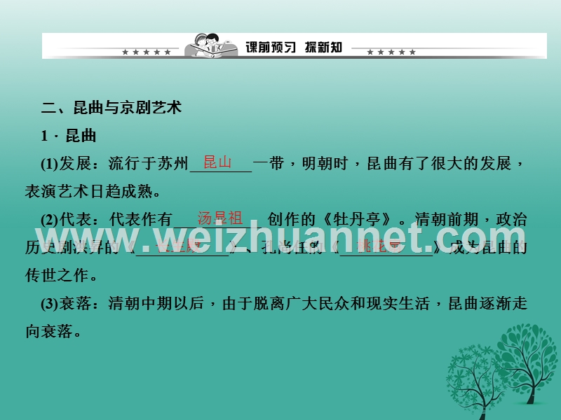 2017七年级历史下册 第三单元 第21课 清朝前期的文学艺术课件 新人教版.ppt_第3页