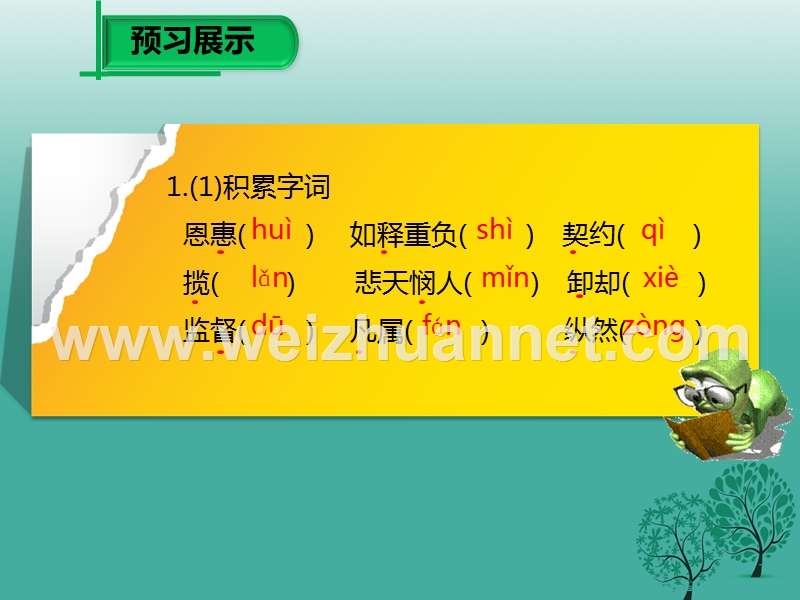 2017七年级语文下册 第四单元 第15课 最苦与最乐课件1 新人教版.ppt_第3页