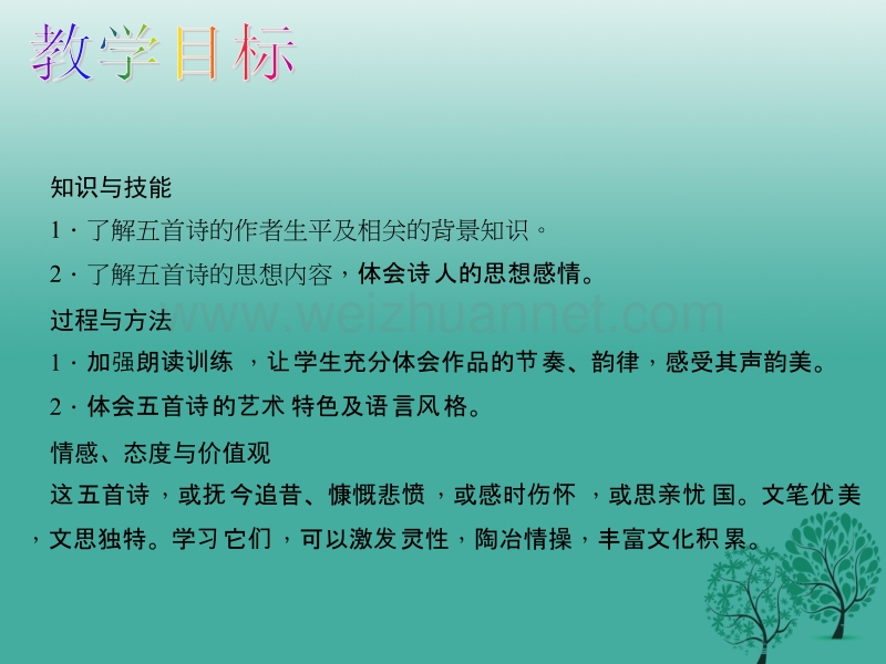 【原创新课堂】2017年春八年级语文下册 第五单元 25《诗词曲五首》教学课件 （新版）新人教版.ppt_第2页