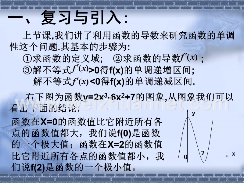 3.7用导数求函数的极大值与极小值[1].ppt_第2页