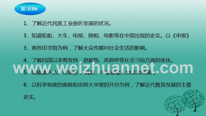 2017年中考历史一轮专题复习近代经济和社会生活及科技与思想文化课件.ppt_第2页