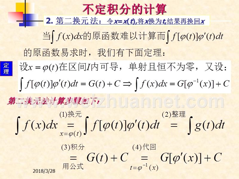 不定积分第2换元法.ppt_第2页