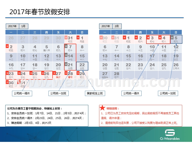 2017年度春节放假安排.pptx.pptx_第2页