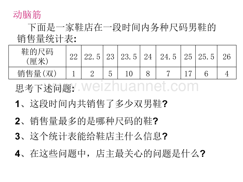 数学：10.7《众数》课件(北京课改版七年级下).ppt_第2页