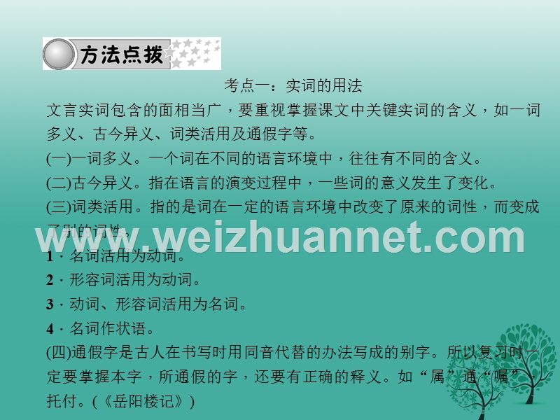 2017年中考语文总复习第3部分古诗文阅读专题九文言文阅读课件语文版.ppt_第3页