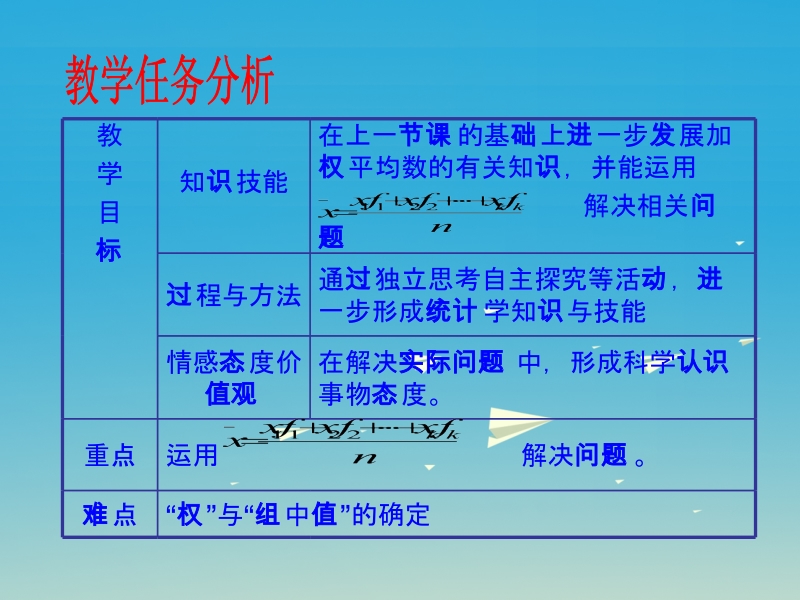 2017届八年级数学下册20.1.1平均数（第2课时）课件（新版）新人教版.ppt_第2页