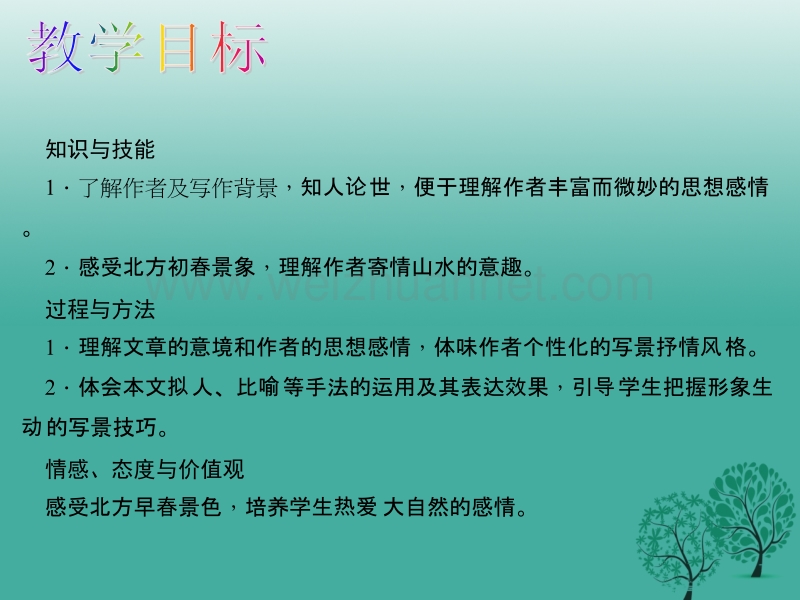 【原创新课堂】2017年春八年级语文下册 第六单元 29《满井游记》教学课件 （新版）新人教版.ppt_第2页