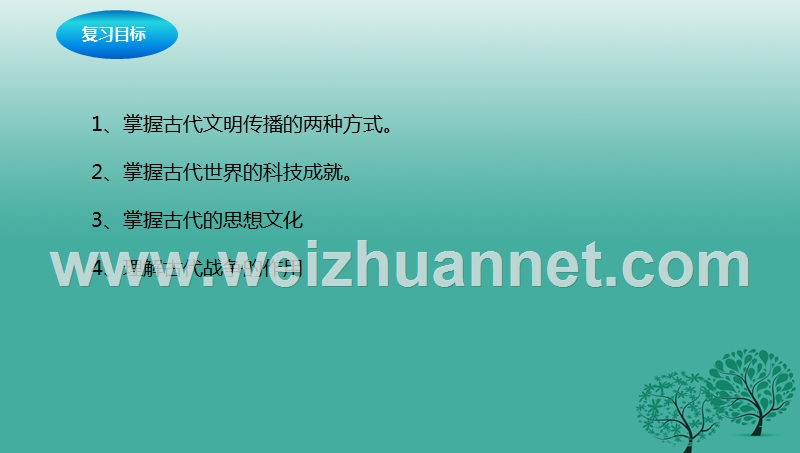 2017年中考历史一轮专题复习古代文明的传播与发展课件.ppt_第2页