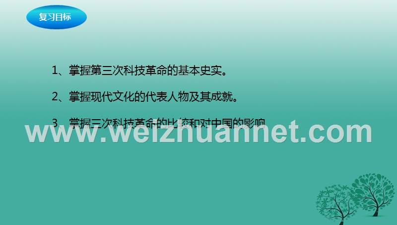 2017年中考历史一轮专题复习现代科技文化课件.ppt_第2页