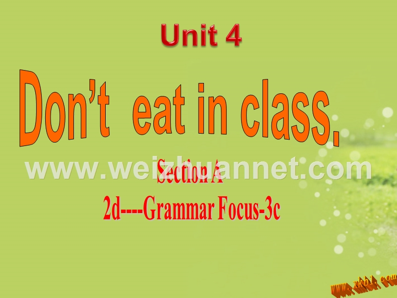 unit4don't-eat-in-the-class-(3).ppt_第1页