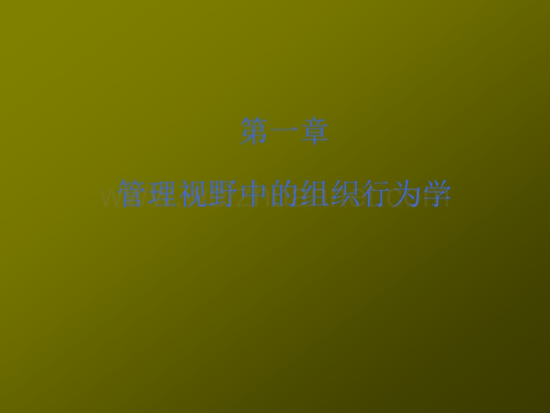 现代组织行为学.ppt_第1页