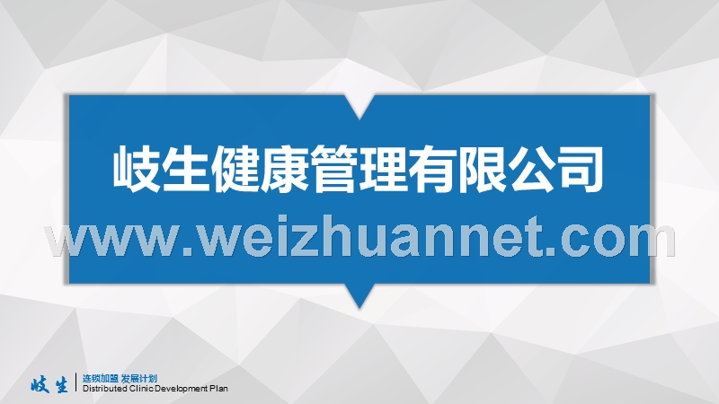 岐生健康管理有限公司欢迎您.pptx_第1页