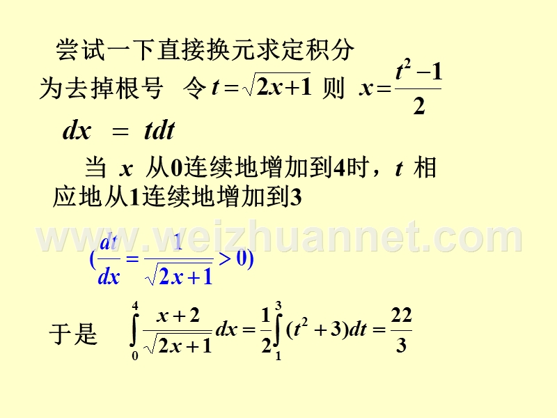 高等数学定积分的换元法4.ppt_第3页