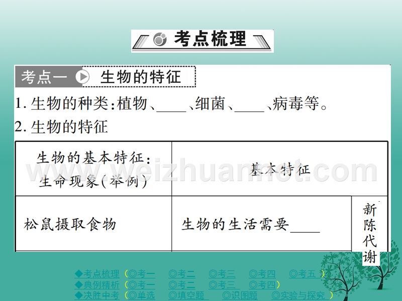 【巴蜀英才】2017春中考生物总复习 专题一 生物和生物圈课件.ppt_第2页