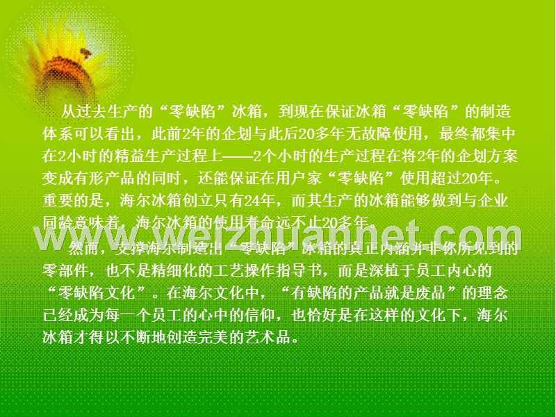 海尔：“零缺陷文化”铸造完美冰箱.ppt_第3页