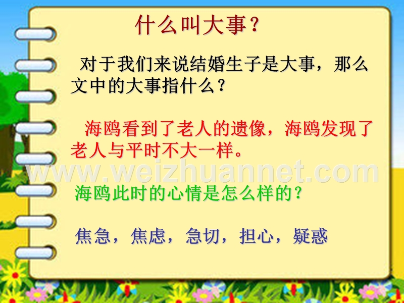 老人与海鸥公开课件第二课时.ppt_第3页