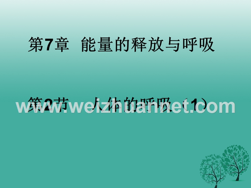 江苏省南通市通州区金北学校七年级生物上册 7.2 人体的呼吸课件 苏科版.ppt_第1页