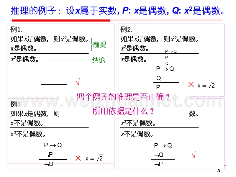 离散数学第四讲-推理规则与证明方法.ppt_第3页