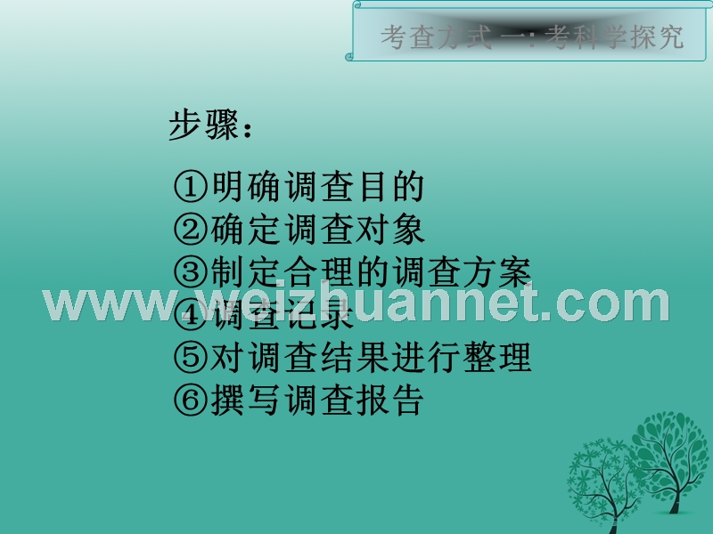 七年级生物上册 第一单元 第一章 第二节 调查周边环境中的生物课件 （新版）新人教版.ppt_第3页