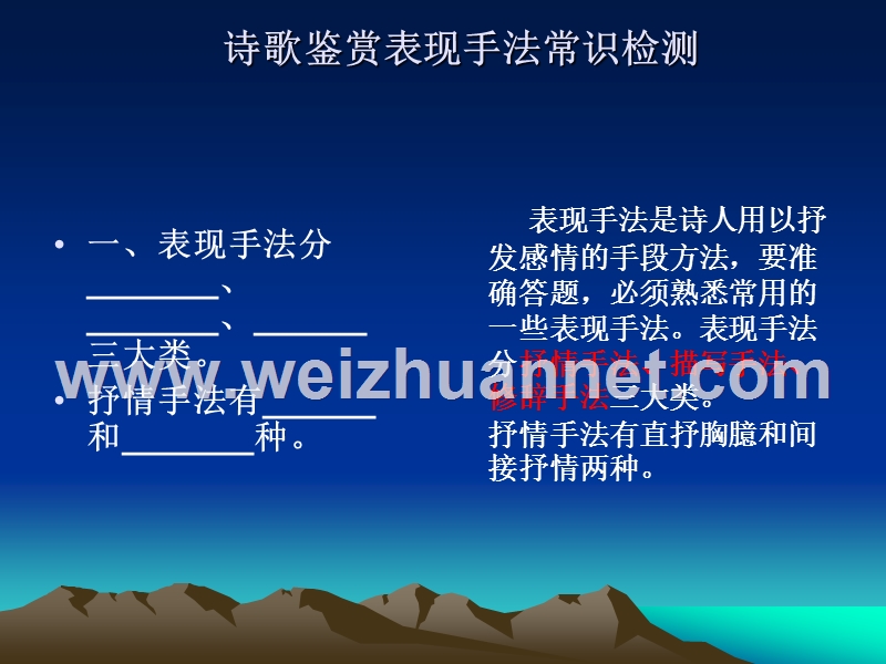 诗歌鉴赏表现手法.ppt_第1页