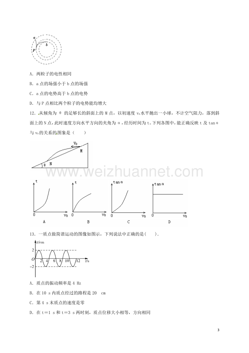 河北省定州市2017届高三物理下学期开学考试试题.doc_第3页