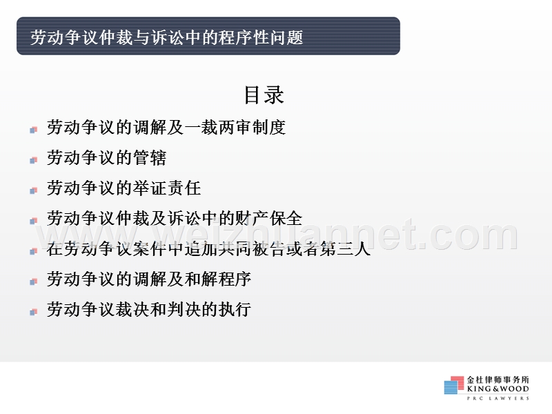 劳动争议仲裁与诉讼中的程序性问题.ppt_第2页