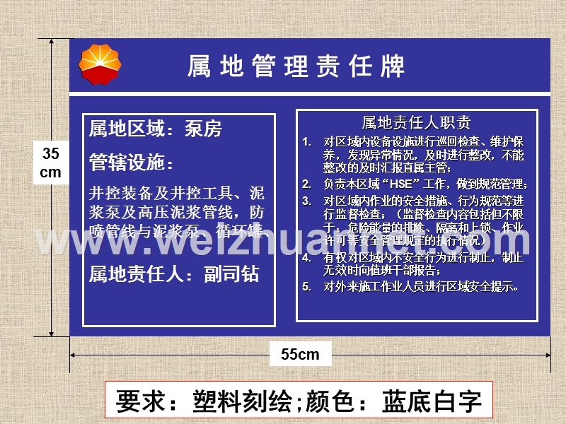 钻井队属地区域管理责任牌.ppt_第3页