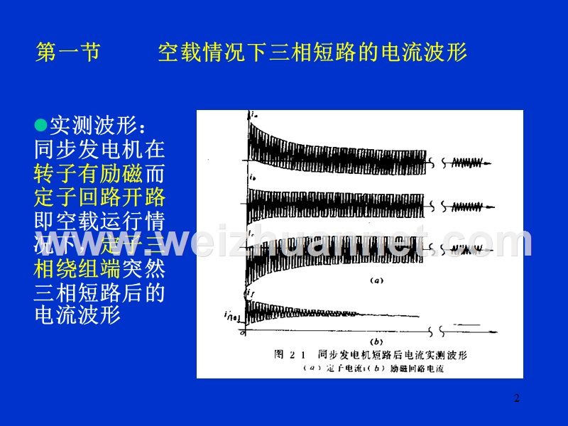 电力系统原理——暂态2-1同步发电机.ppt_第2页
