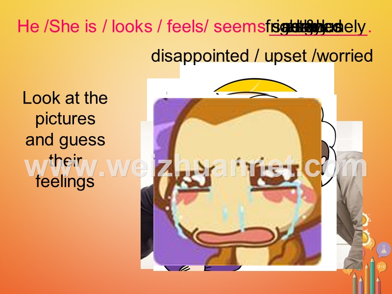 广东省清远市佛冈县龙山镇八年级英语下册 unit 5 feeling excited topic 3 many things can affect our feelings section a课件 （新版）仁爱版.ppt_第3页