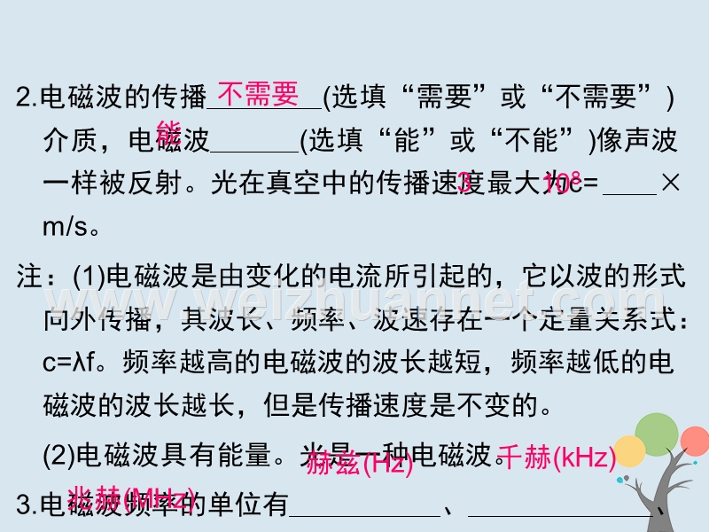 2018届九年级物理全册 21.2 电磁波的海洋课件 （新版）新人教版.ppt_第3页