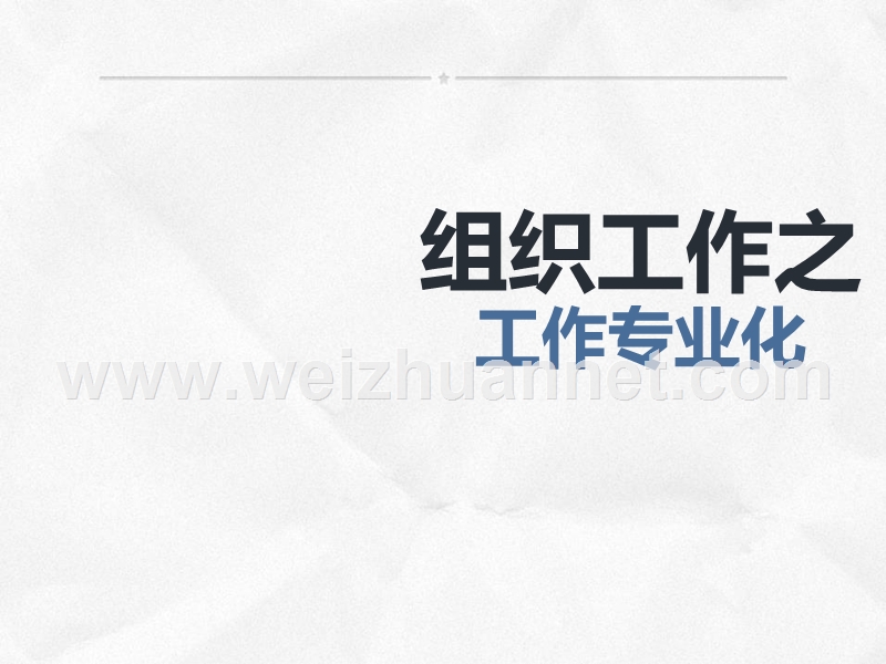 【管理学】专业化(组织工作的基本要素).ppt_第2页