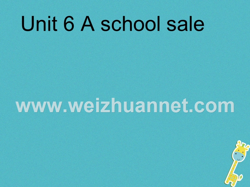 六年级英语下册 unit 6 a school sale课件2 陕旅版.ppt_第1页