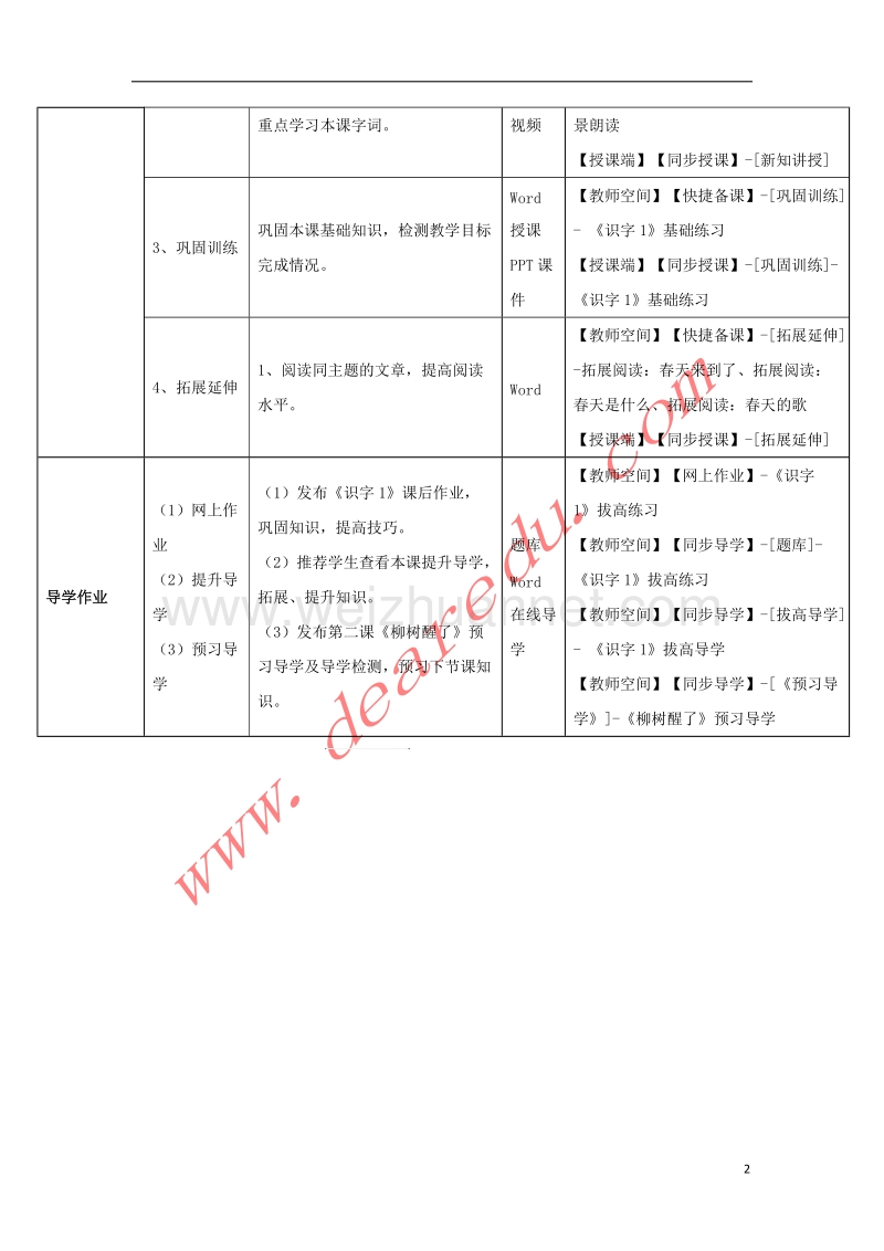 一年级语文下册 识字1教学设计 新人教版.doc_第2页