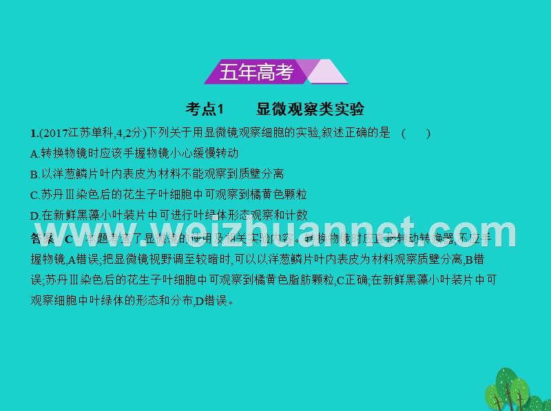 北京市2018年高考生物专题复习专题25实验与探究课件新人教版20170814140.ppt_第2页