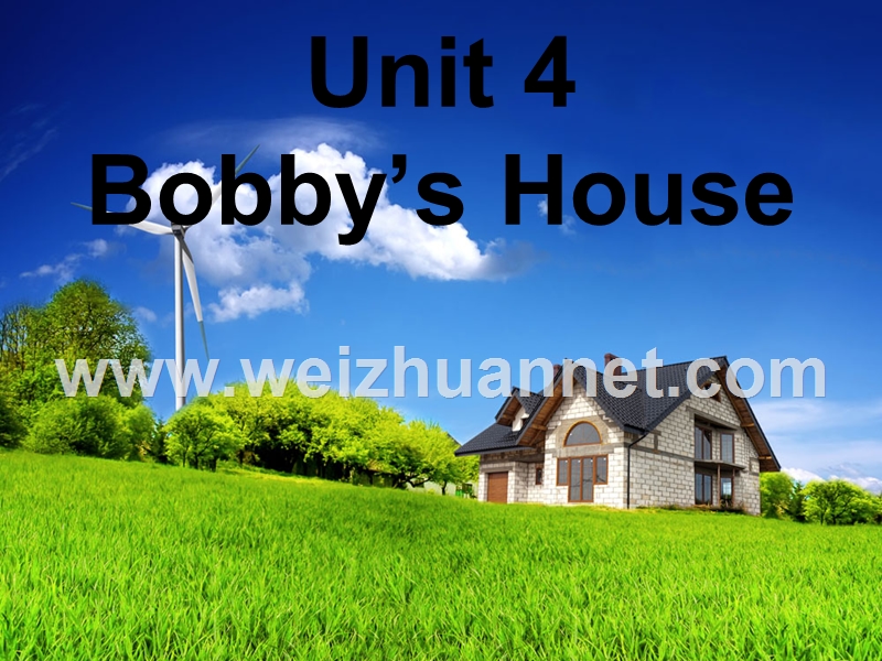 2016届四年级英语上册 unit 4 bobby’s house课件1 北师大版（三起）.ppt_第1页