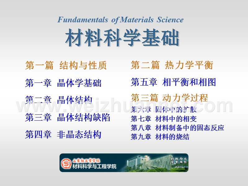 1-《材料科学基础》第一章-晶体学基础.ppt_第1页