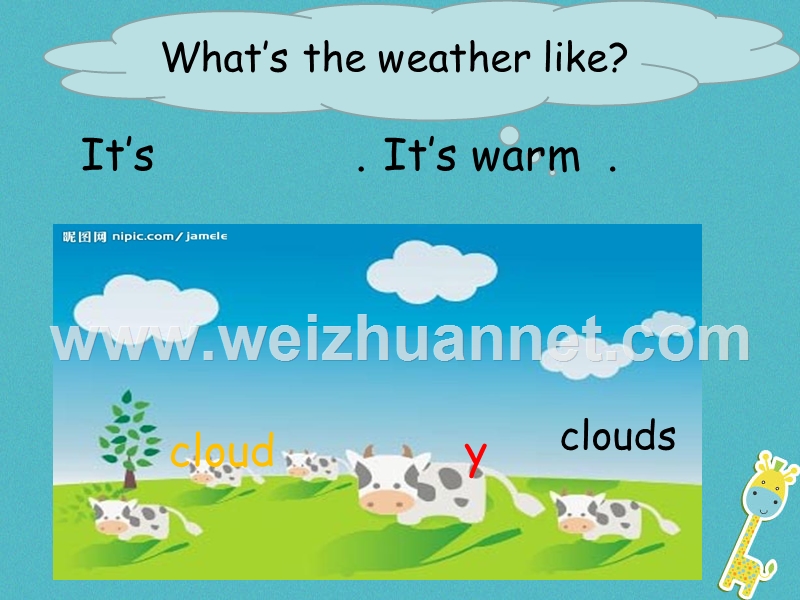 五年级英语下册 unit 5 what’s the weather like today课件6 陕旅版.ppt_第3页