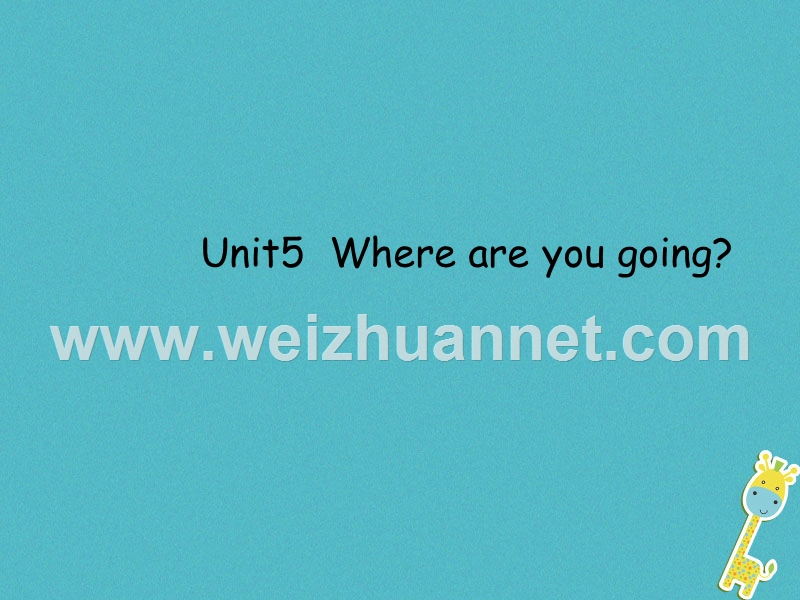 四年级英语下册 unit 5 where are you going part a课件2 陕旅版.ppt_第1页