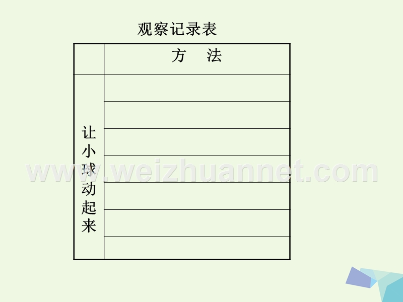 2016届四年级科学上册 第11课 怎样让小球动起来课件4 冀教版.ppt_第3页