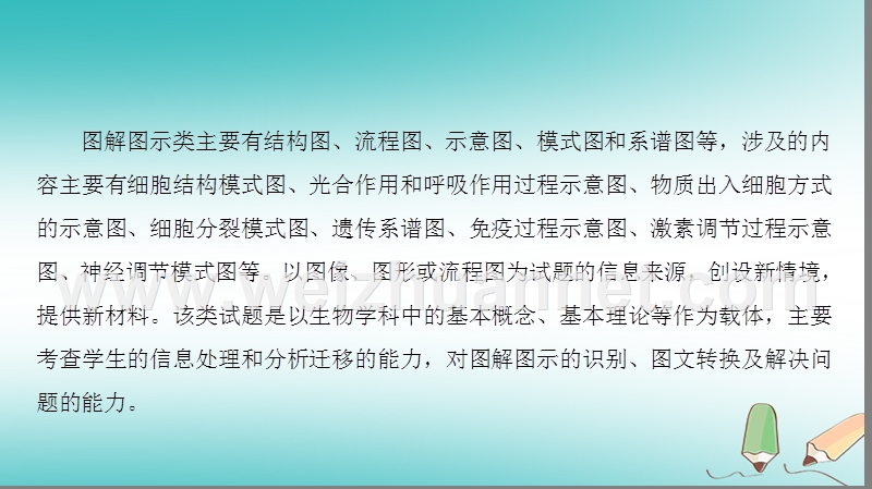 2018届高考生物二轮复习 第二部分 科学专项提能 专项二 掌握六类热考题型 把握高考解题技巧 题型2 图解图示类课件.ppt_第3页