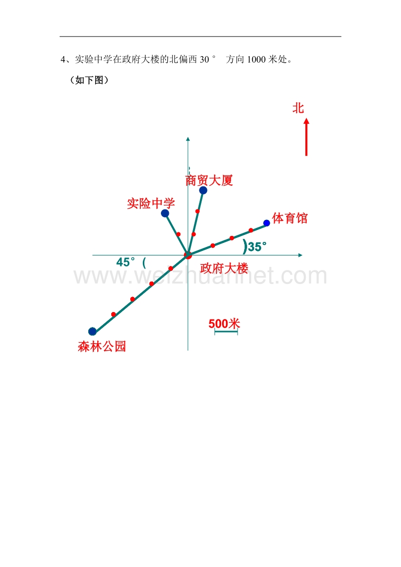 4位置和方向试卷评析教案.doc_第2页