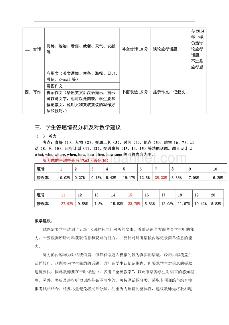 河南省中考英语试卷分析.doc_第3页