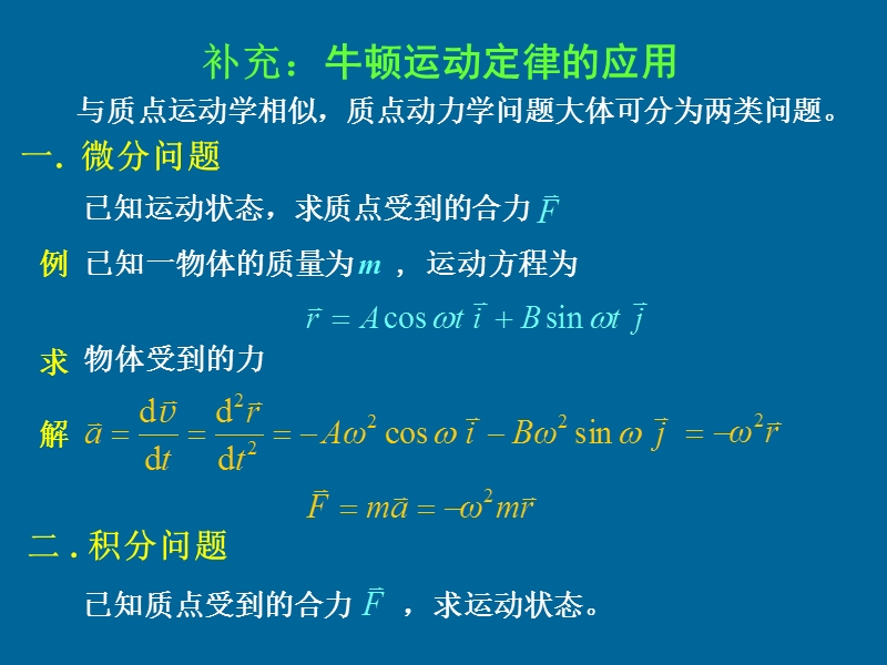 1-5牛顿运动定律应用补充 - 复制.ppt_第1页