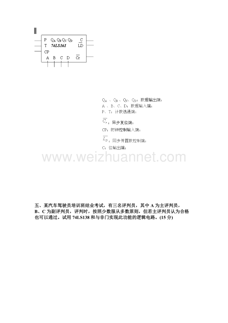 《数字电子技巧》试卷一.doc_第3页