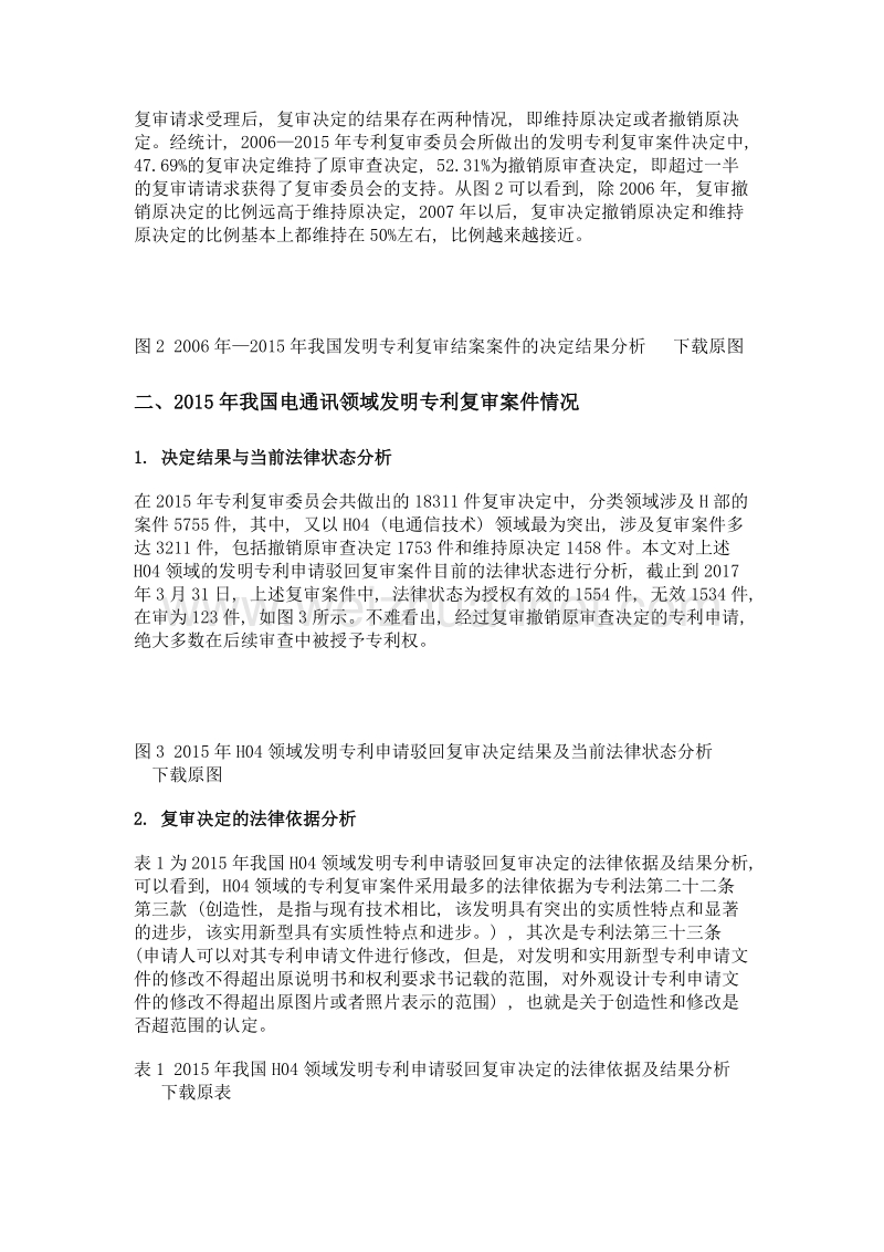 中国电通信技术领域发明专利复审结案情况分析.doc_第3页