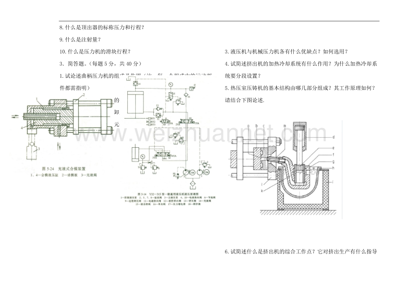 广东工业大学-材料成型设备试卷.docx_第2页