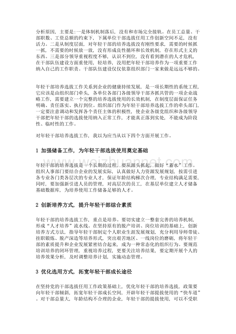 关于对年轻干部培养选拔工作的思考.doc_第2页