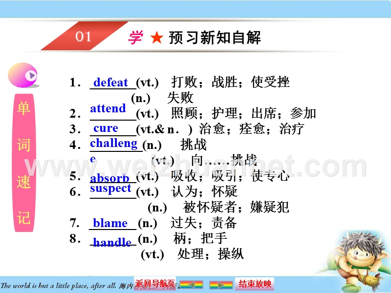 【金版新学案】2015高考英语(人教版)大一轮复习讲义必修5unit1-greatscientists.ppt_第3页