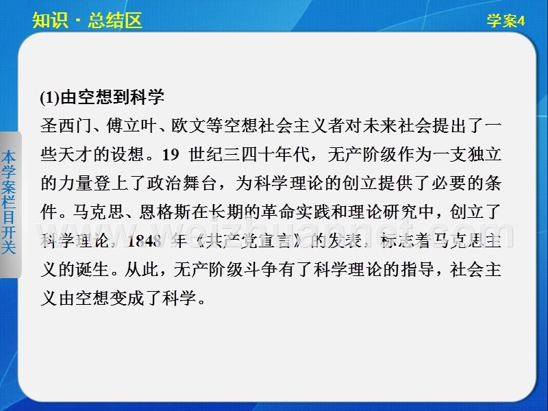 2013-2014高中历史必修一专题八-解放人类的阳光大道-课件(09人民版必修1).ppt_第3页