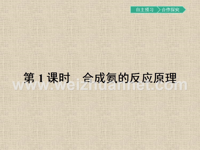 【南方新课堂-金牌学案】2017春高中化学人教版选修二课件1.2.1-合成氨的反应原理.pptx_第2页